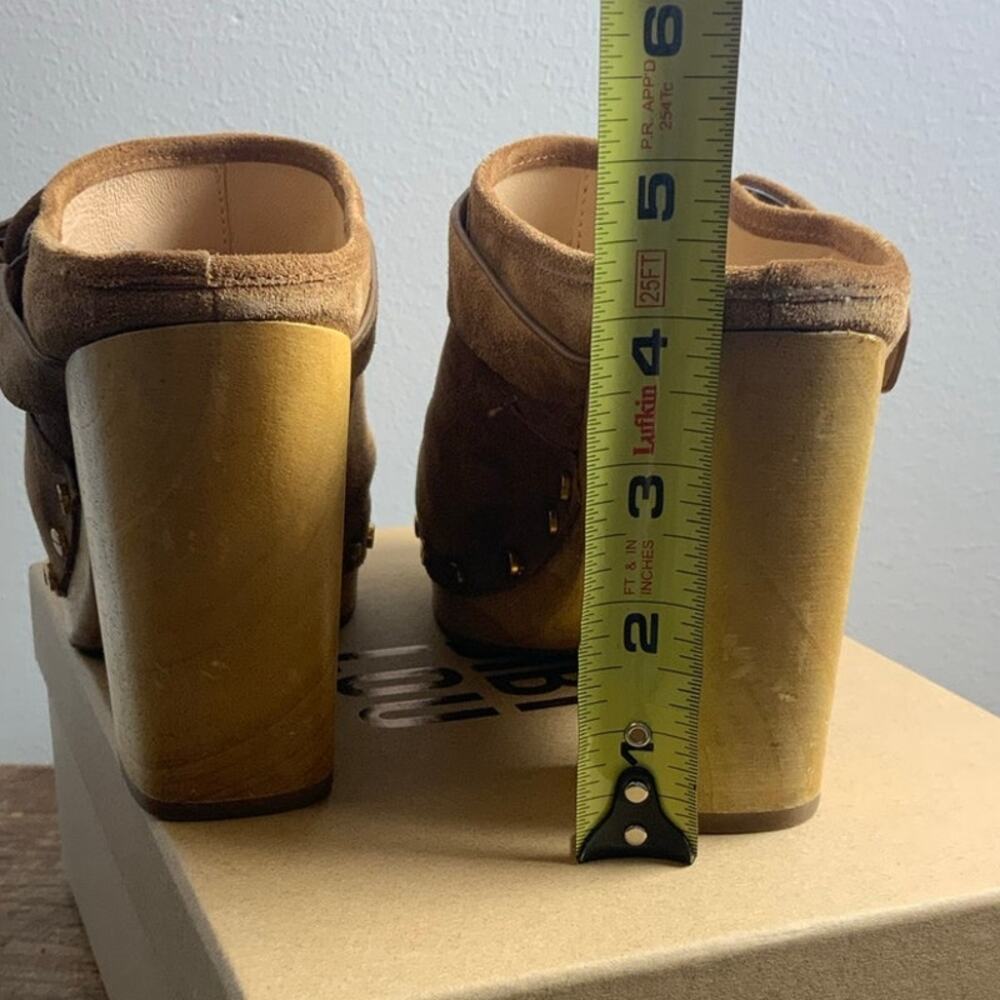 Veronica Beard Suede‎ Slip on Clogs size 7 - Picture 5 of 8